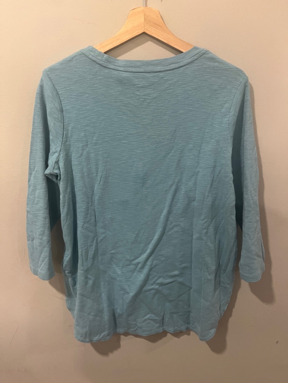 Kirkland Signature Aqua Crewneck Long Sleeve Top - Picture 7 of 9